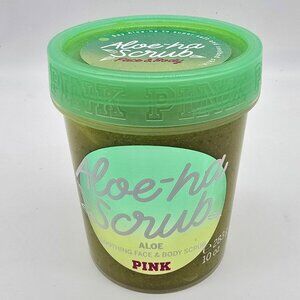 Victoria's Secret PINK Aloe-ha Aloe Face and Body Scrub 10 oz